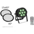 Kép 8/8 - EUROLITE - LED IP PAR 7x8W QCL spot