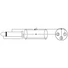 Kép 4/4 - OMNITRONIC - Adapterkábel XLR(F)/Jack mono 0,9m bk