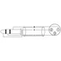 Kép 2/2 - OMNITRONIC - Adapterkábel XLR(F)/Jack stereo 0,9m bk