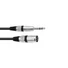Kép 1/2 - OMNITRONIC - Adaptercable XLR(M)/Jack stereo 0,9m bk