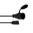 Kép 1/2 - Omnitronic - Adapterkábel IEC(M)/Safety plug(F) 1m