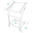 Kép 5/6 - OMNITRONIC - Rack Stand 12U/10U adjustable on Wheels