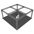 Kép 1/4 - ALUTRUSS Truss set QUADLOCK 6082 square 7.71x7.71x3.5m (WxDxH)
