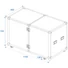 Kép 6/6 - ROADINGER Universal Roadie Case Double Drawer DD-2