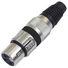 Kép 1/2 - OMNITRONIC XLR socket 3pin bk 10x