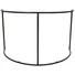 Kép 4/7 - OMNITRONIC Mobile DJ Screen Curved incl. Cover wh