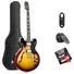 Kép 4/4 - Donner - Do-DJP-1000-SB félakusztikus jazzgitár, sunburst