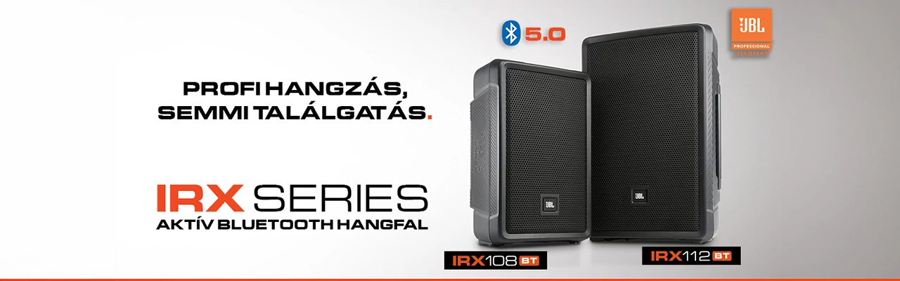 Profi hangzás, semmi találgatás - IRX Series