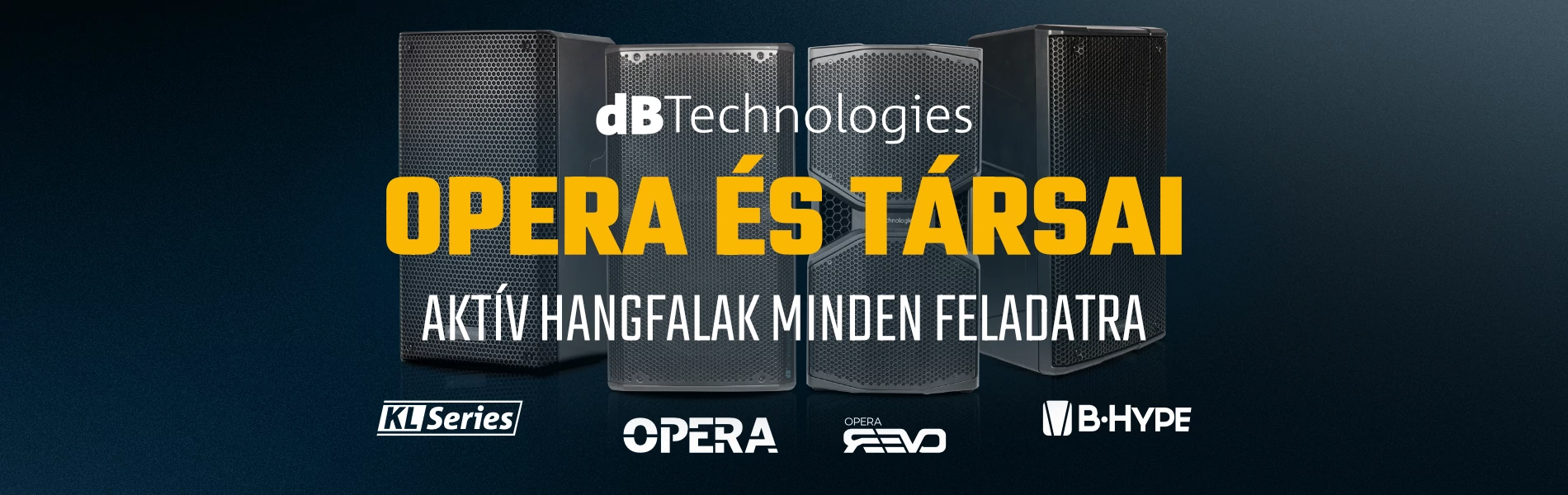 Opera és társai, aktív hangfalak minden feladatra